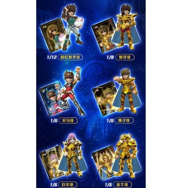SAINT SEIYA - KAYOU ACTION FIGURES - THE 1ST BULLET : GOLDEN WILL BOX X 6 - Image 6