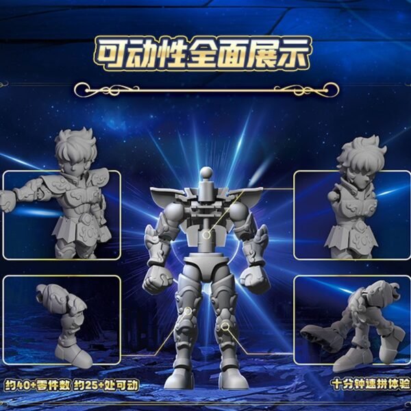 SAINT SEIYA - KAYOU ACTION FIGURES - THE 1ST BULLET : GOLDEN WILL BOX X 6 - Image 4