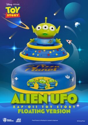 Toy Story diorama Egg Attack Alien UFO Floating Ver. 6 cm