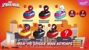 Spider Man assortiment figurines Mini Egg Attack Blind Box keycaps 5 cm (6)