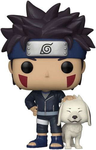 Naruto Figurine POP! Animation Vinyl Kiba w/Akamaru 9 cm