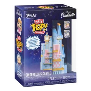 Disney Bitty POP! Display présentoir avec 2 figurines en vinyle Cinderella's Castle