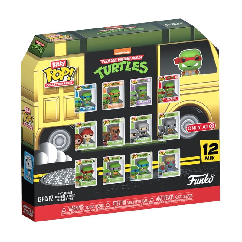 Tortues Ninja pack 12 figurines Bitty POP! Vinyl 2,5 cm