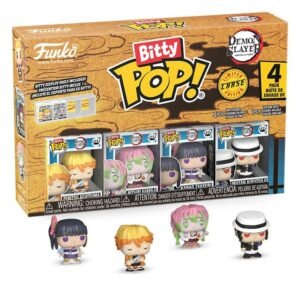 Demon Slayer: Kimetsu no Yaiba pack 4 figurines Bitty POP! Vinyl Zenitsu 2,5 cm
