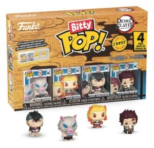 Demon Slayer: Kimetsu no Yaiba pack 4 figurines Bitty POP! Vinyl Inosuke 2,5 cm