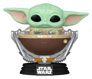 Star Wars: The Mandalorian and Grogu POP! Vinyl figurine Bobble Head Grogu in Pram 9 cm
