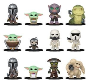 Star Wars présentoir Mystery Minis figurines The Mandalorian and Grogu Series 2 5 cm (12)