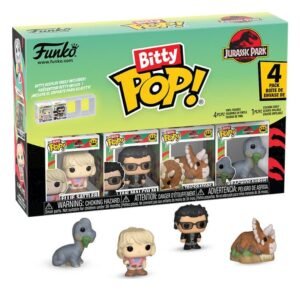 Jurassic Park pack 4 figurines Bitty POP! Vinyl Triceratops 2,5 cm