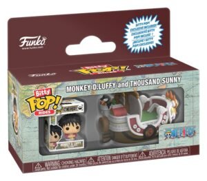 One Piece Bitty POP! Ride Vinyl figurine Thousand Sunny w/Luffy 2,5 cm