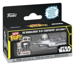 Star Wars Bitty POP! Ride Vinyl figurine N1 w/Mando 2,5 cm