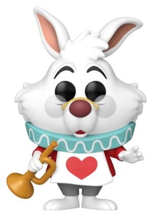 Alice au pays des merveilles POP! Vinyl figurine White Rabbit with Horn 9 cm