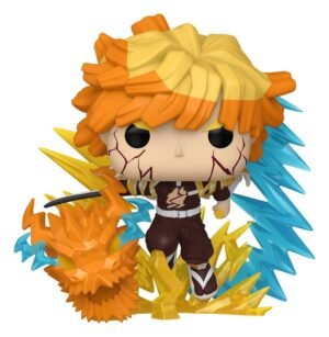 Demon Slayer: Kimetsu no Yaiba assortiment POP! Premium Vinyl figurine Zenitsu with Chase (Glow) 9 cm (3)