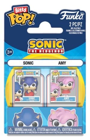 Sonic the Hedgehog pack 2 figurines Bitty POP! Vinyl Sonic & Amy Rose 2 cm