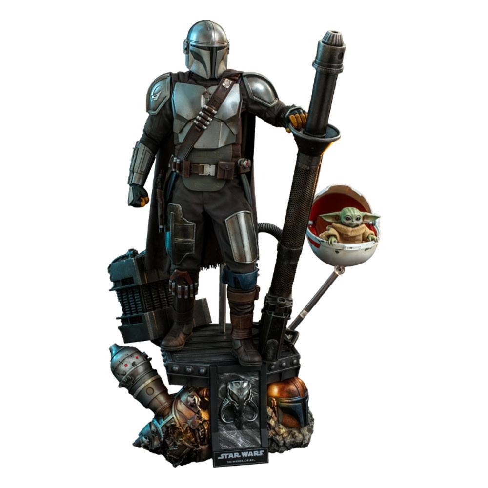 Star Wars The Mandalorian pack 2 figurines 1/4 The Mandalorian & The Child Deluxe 46 cm