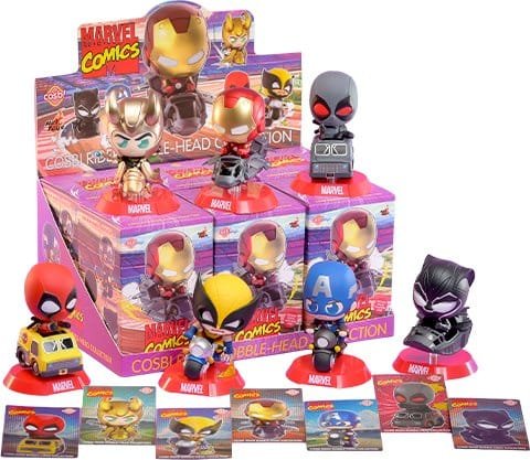 Marvel Cosbi Rider figurines mini 9 cm Blind Box Display (6)