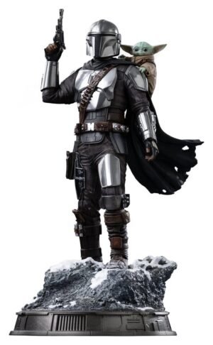 The Mandalorian & Grogu statuette 1/10 Art Scale The Mandalorian and Grogu 25 cm