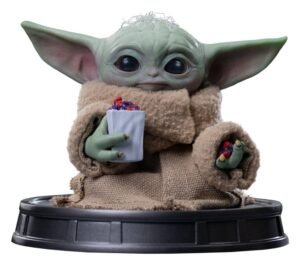 The Mandalorian & Grogu Grogu Collection statuette Grogu Popcorn Time