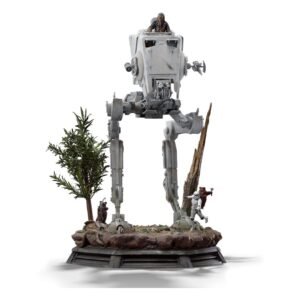 Star Wars statuette 1/20 Demi Art Scale AT-ST and Chewbacca 53 cm