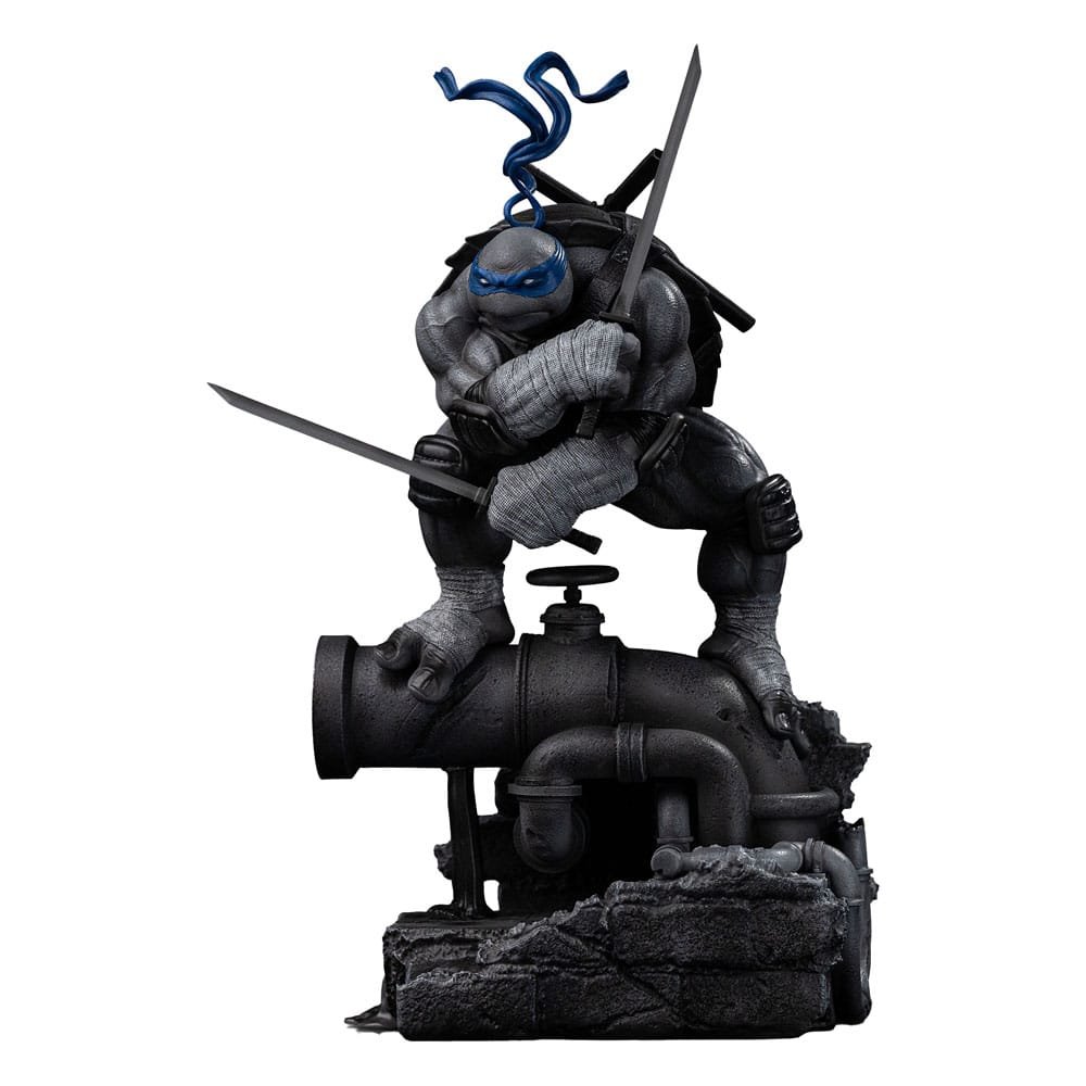 Tortues Ninja statuette 1/10 Art Scale Leonardo Black and White Variant 26 cm heo exclusive
