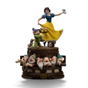 Blanche-Neige et les Sept Nains statuette 1/10 Art Scale Snow White and Dopey Deluxe Edition 21 cm