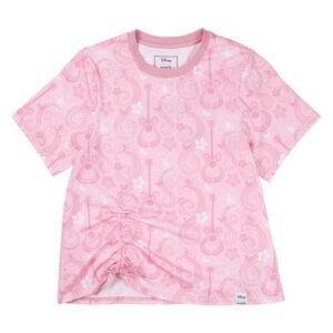 Disney by Loungefly Tee T-Shirt Unisexe Hannah Montana Shirred Hem (XXL)