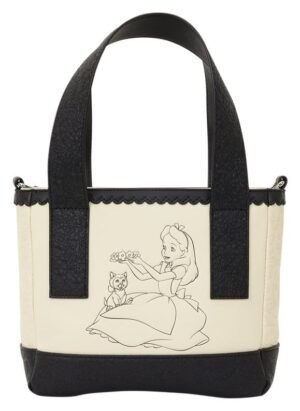 Alice in Wonderland Mini Tote Crossbody Bag