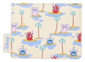 Lilo & Stitch by Loungefly étui pour carte de transport Stitch, Angel, & Leroy