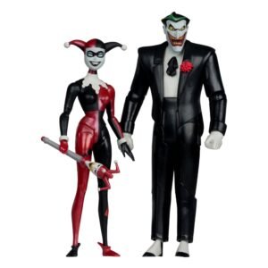 Batman: The Animated Series DC Direct figurines Harley Quinn & The Joker (Mad Love) (Gold Label) 18 cm