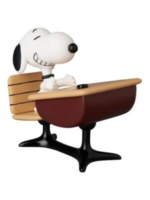 Peanuts mini figurine Medicom UDF série 18 Snoopy with desk 9 cm