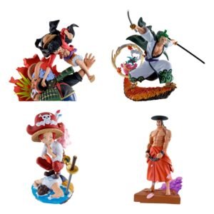 One Piece Petitrama set figurines PVC Logbox Re Birth Wano Kuni Vol.1 9 cm