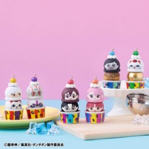 Dandadan pack 6 trading figures Tsumichen Stack up & Change 8 cm (with gift)