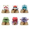 Mobile Suit Gundam assortiment boîte-mystère pack 6 trading figures Mega Cat Project Nyandam Luckycat 6 cm (with gift)