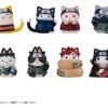 Naruto Mega Cat Project mini-figurines 3 cm Nyaruto! Cats of Konoha Village Reboot assortiment boîte-mystère (8) (Repeat)