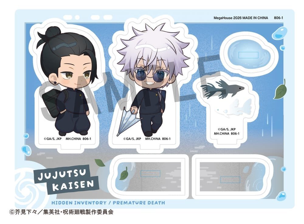 Jujutsu Kaisen Buddycolle Stand Acrylique 5th Anniversary A Suguru Geto & Satoru Gojo (Hidden Inventory/Premature Death Ver.) 10 cm