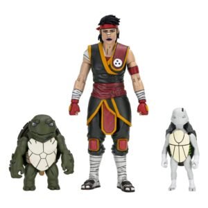 Teenage Mutant Ninja Turtles: The Last Ronin figurine Handyman Ultimate Casey Marie with Baby Odyn & Uno 17 cm