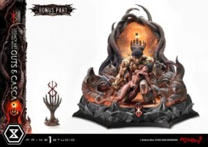 Berserk statuette Legacy Art Kentaro Miura 1/4 Guts & Casca Bonus Version 72 cm