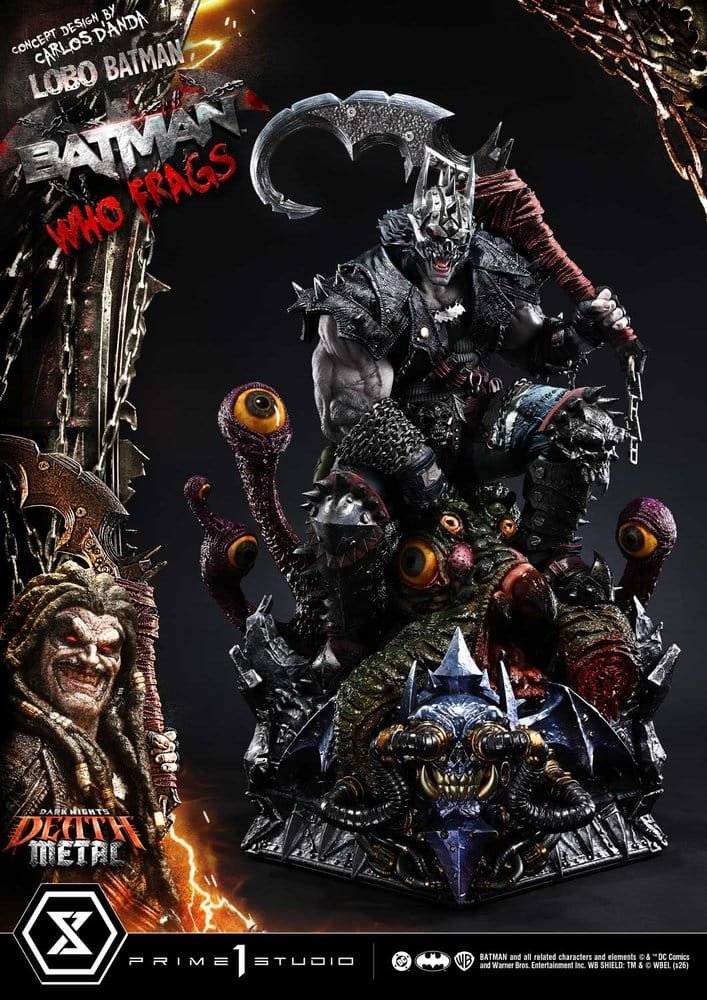 Dark Nights: Death Metal Museum Masterline statuette 1/3 Lobo Batman: Batman Who Frags 81 cm