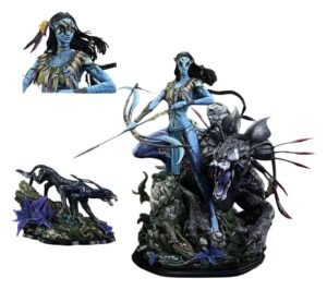 Avatar (Film) statuette Real Elite Masterline Series 1/4 Neytiri & Thanator Deluxe Bonus Version 75 cm