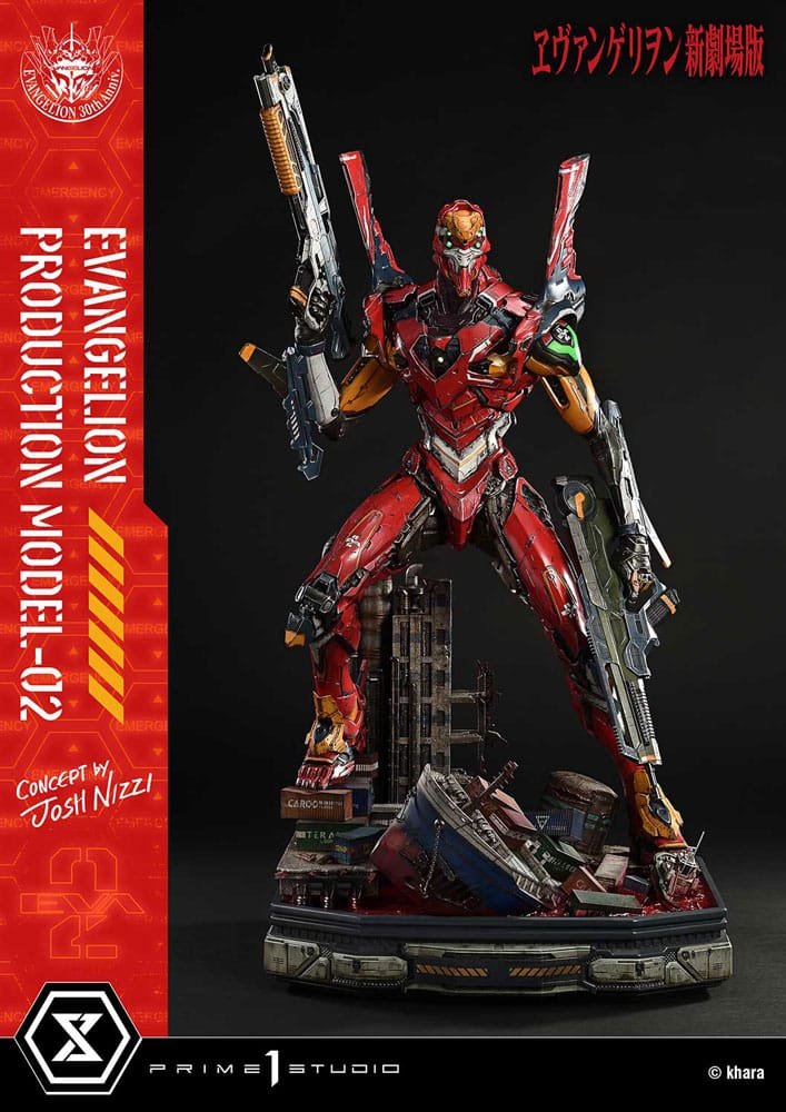 Rebuild of Evangelion statuette Ultimate Diorama Masterline Series Evangelion Production Model-02 (Concept By Josh Nizzi) 73 cm