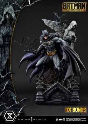 Batman statuette Ultimate Premium Masterline Series 1/4 Batman Rebirth Edition Black Deluxe Bonus Version 71 cm