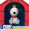 Vintage Peanuts Fun! Fun! figurine mini Snoopy (Green Hat Flying Ace)